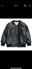 Boys Leather Jacket - Black