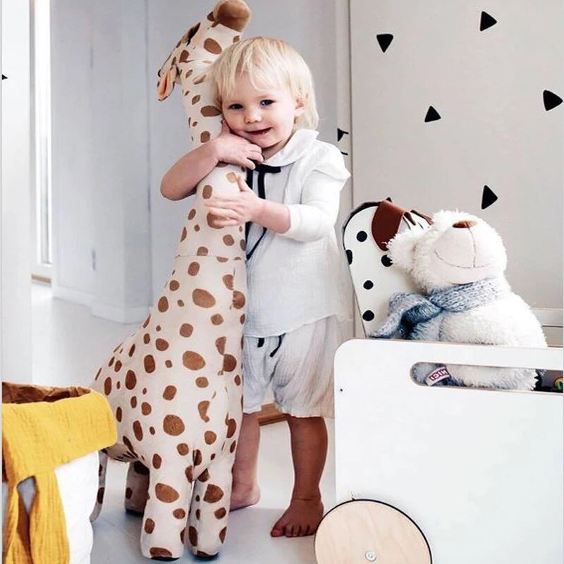 100cm Big Size Simulation Giraffe Plush Toys 