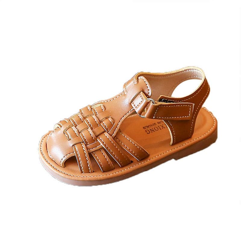 Bindi - Vintage Sandals Woven, Colour - Tan Brown.