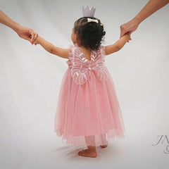 Tinkerbell - Butterfly Wing Dress , Tulle Dress Baby to Toddler.