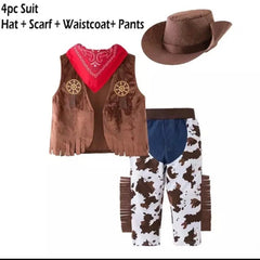 Baby Cowboy Costume in Newborn to 7 tears old for Boys Cake Smash or Dress Up.
