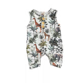 Boys Jungle Print Romper.