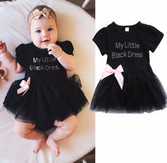 Lottie - Baby LBD Little Black Dress Romper Tutu.