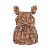 Veronica - Cotton Muslin Pineapple Romper.