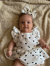 Molly Heart Frill Romper.