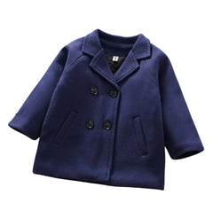 Mateo - Boys Double Breasted Wool Coat.
