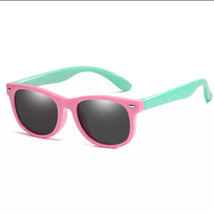 Ultra Flexible Sunglasses - Pink & Mint.