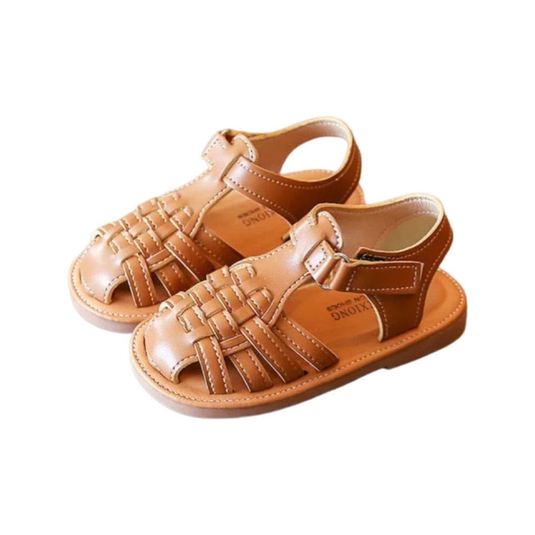 Bindi - Vintage Sandals Woven, Colour - Tan Brown.