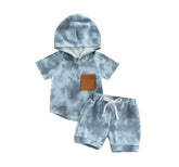Byron Tie-Dye Set - Blue Wash.