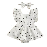 Molly Heart Frill Romper.
