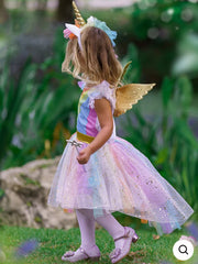 Girl Rainbow Unicorn Dress