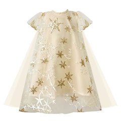 Girls star sequin princess dresses