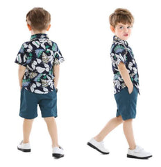 Bowie -Boys Clothing Set - Summer Floral , Sizes 1-7y