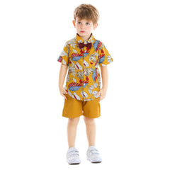 Bowie -Boys Clothing Set - Summer Floral , Sizes 1-7y