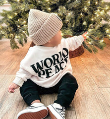 World Peace Toddler Sweater - Unisex World Peace Jumper