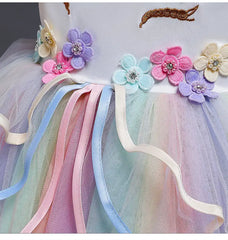 Dreamy Girls Kids Unicorn Party Dress - 4 Colours & Styles