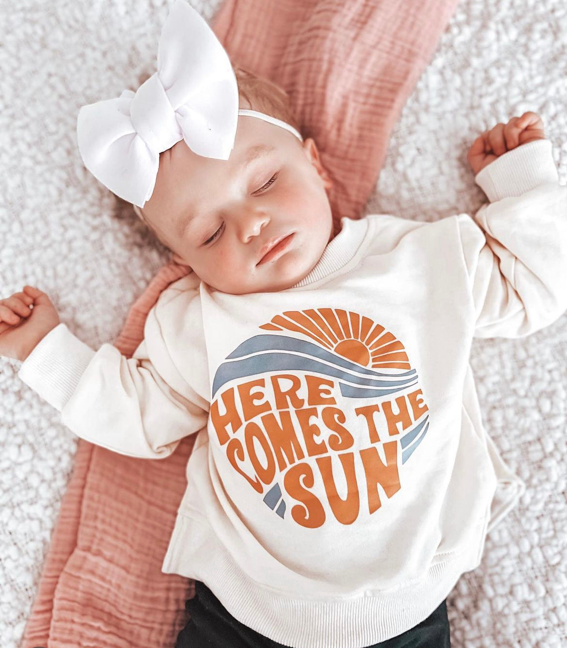 Here Comes The Sun Organic Cotton Romper.