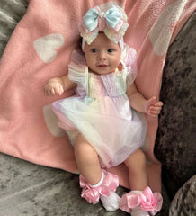 Lulubell - Pastel Rainbow Ruffle Romper