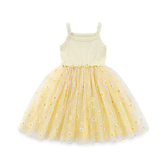 Baby Girls Tutu Dress, Girls Tulle Party Dress, Birthday Daisy Dresses