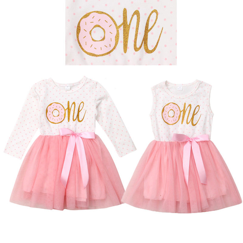 Baby Girl Donut Print Third Birthday Tutu Dress Outfit Baby Girl Donut Print Third Birthday Tutu Dress Outfit.