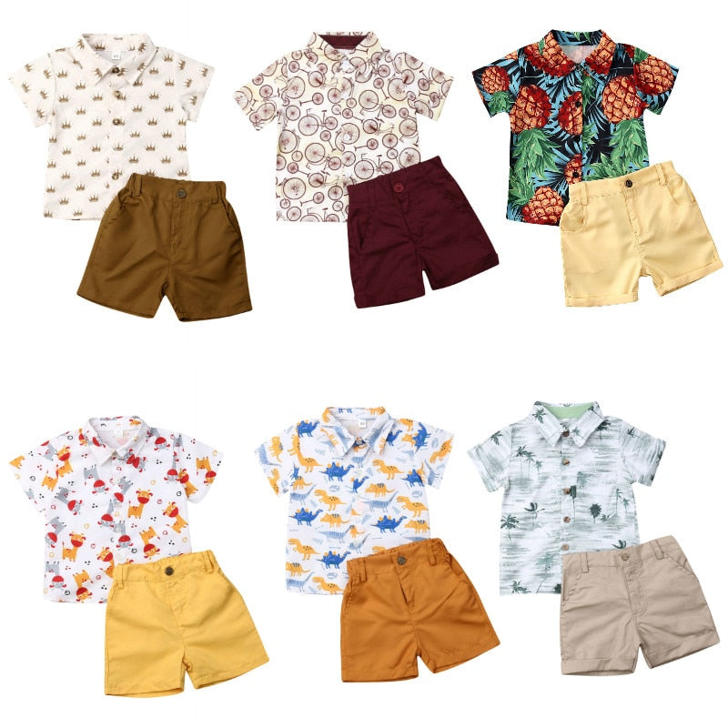 Baby Boy Gentleman Outfit | Boys Summer Sets.
