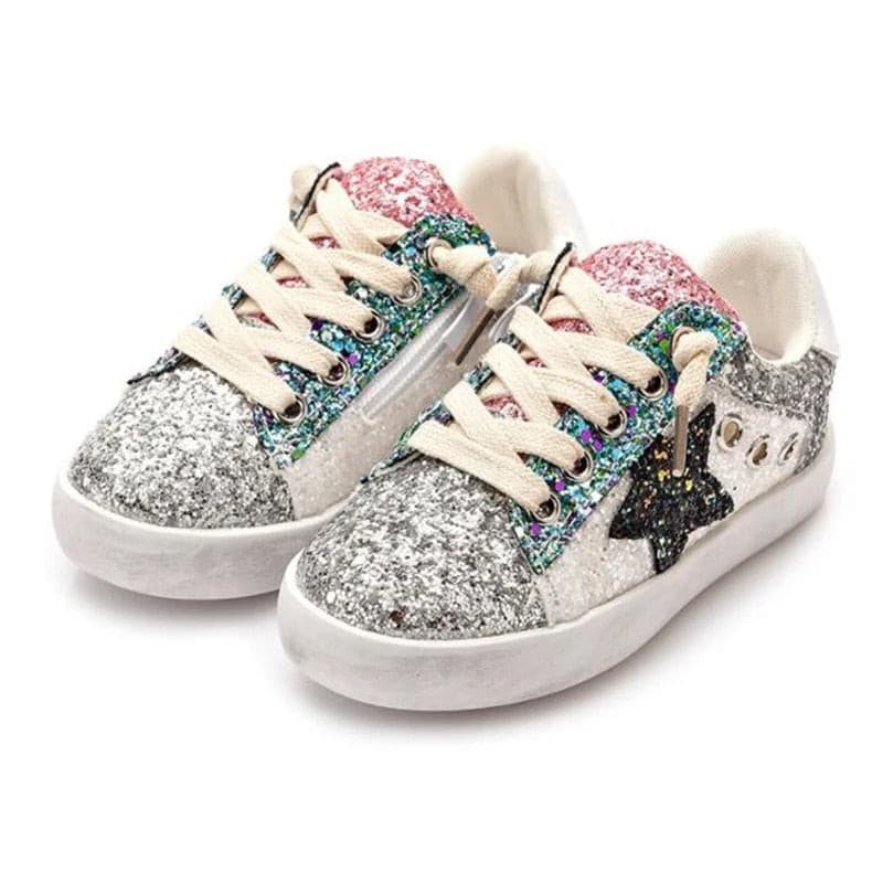Glitter Star Sneakers.