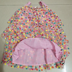 Tandy - Confetti Rainbow Polka Dot Tulle Dress.