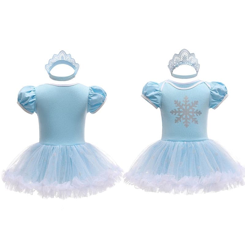 Baby Girls Disney Frozen Elsa Costume Tutu +Headband,  Colour - Elsa C.