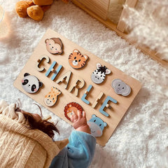 Personalized Name Puzzle for Kids - Puzzles 1st Birthday Gift or Great Christmas Present