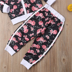 Carmen - Floral Girl Clothes Set , Tracksuit Long Sleeve