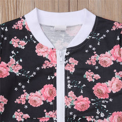 Carmen - Floral Girl Clothes Set , Tracksuit Long Sleeve