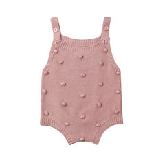 Pom Pom Baby Knitted Romper