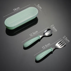 Personalised Cutlery Set - Baby Name Feeding Spoon Fork