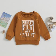 Pretty Fly For a Little Guy Crewneck Sweater