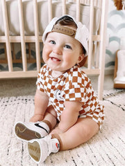 Baby Boy Clothes Sets - Checked / Plaid Shorts & Tee