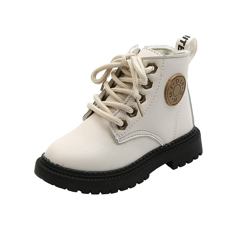 Mika Girls Fashion Boots , Color - Milk Beige