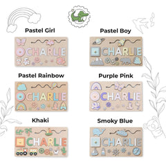 Personalized Name Puzzle for Kids - Puzzles 1st Birthday Gift or Great Christmas Present