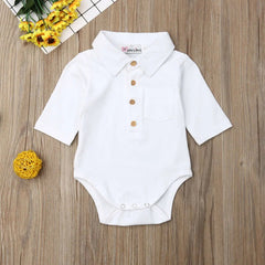 Baby Boy Gentleman Formal Bodysuit, Newborn Cotton Onesie