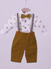 King Royal - Baby Boy Long Sleeve Suit Set , 4 Piece