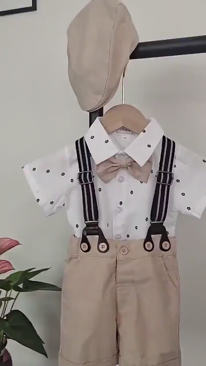 Berkeley - Baby Boy Gentleman Romper Suit Set