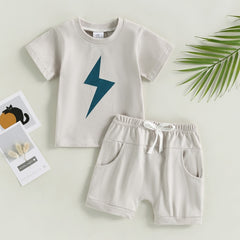 Electric Lightning Boys Clothing Set, 0-24M