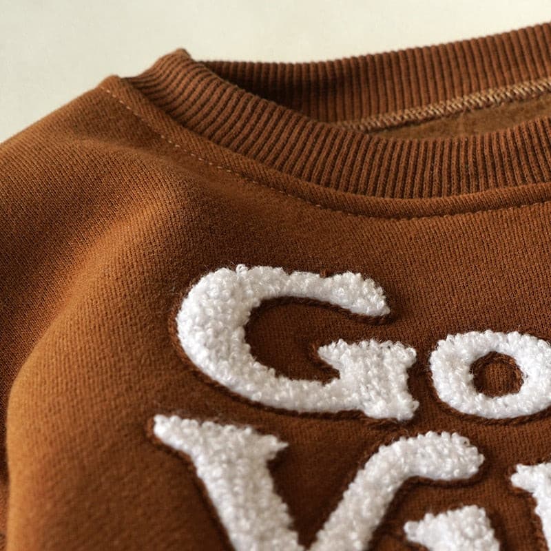 Good Vibes - Cotton Boho Toddler Sweater.