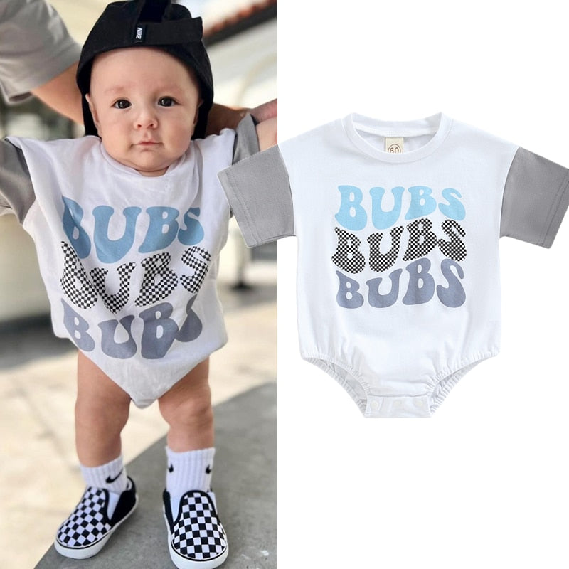 Bubs - Skater Bodysuit Oversize Tee Romper.