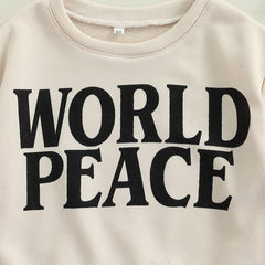 World Peace Toddler Sweater - Unisex World Peace Jumper