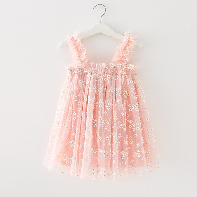 Sophia - Baby Girls Daisy Tulle Dress in Light Pink Sophia - Baby Girls Daisy Tulle Dress in Light Pink.