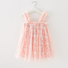 Sophia - Baby Girls Daisy Tulle Dress in Light Pink Sophia - Baby Girls Daisy Tulle Dress in Light Pink.