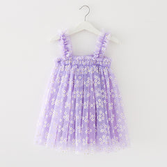 Sophia - Girls Daisy Dress in Lilac Sophia - Girls Daisy Dress in Lilac.