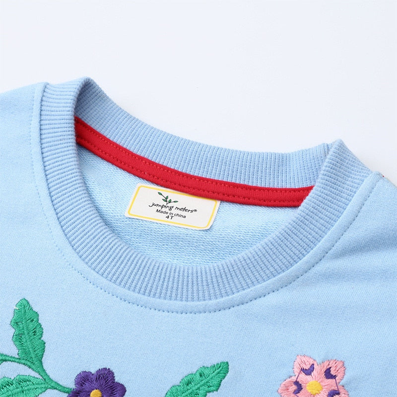 Woodlands Forest - Girls Embroidered Sweater Jumper Woodlands Forest - Girls Embroidered Sweater Jumper.