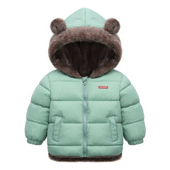 Mosely - Kids Puffer Fur Lined Jacket , Baby Parka