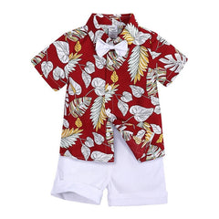 Bowie -Boys Clothing Set - Summer Floral , Sizes 1-7y.